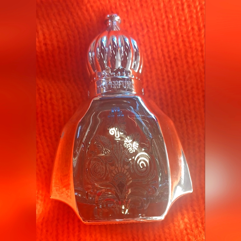 Mini Silver Foil/Filigree Design Roller Perfume Bottle